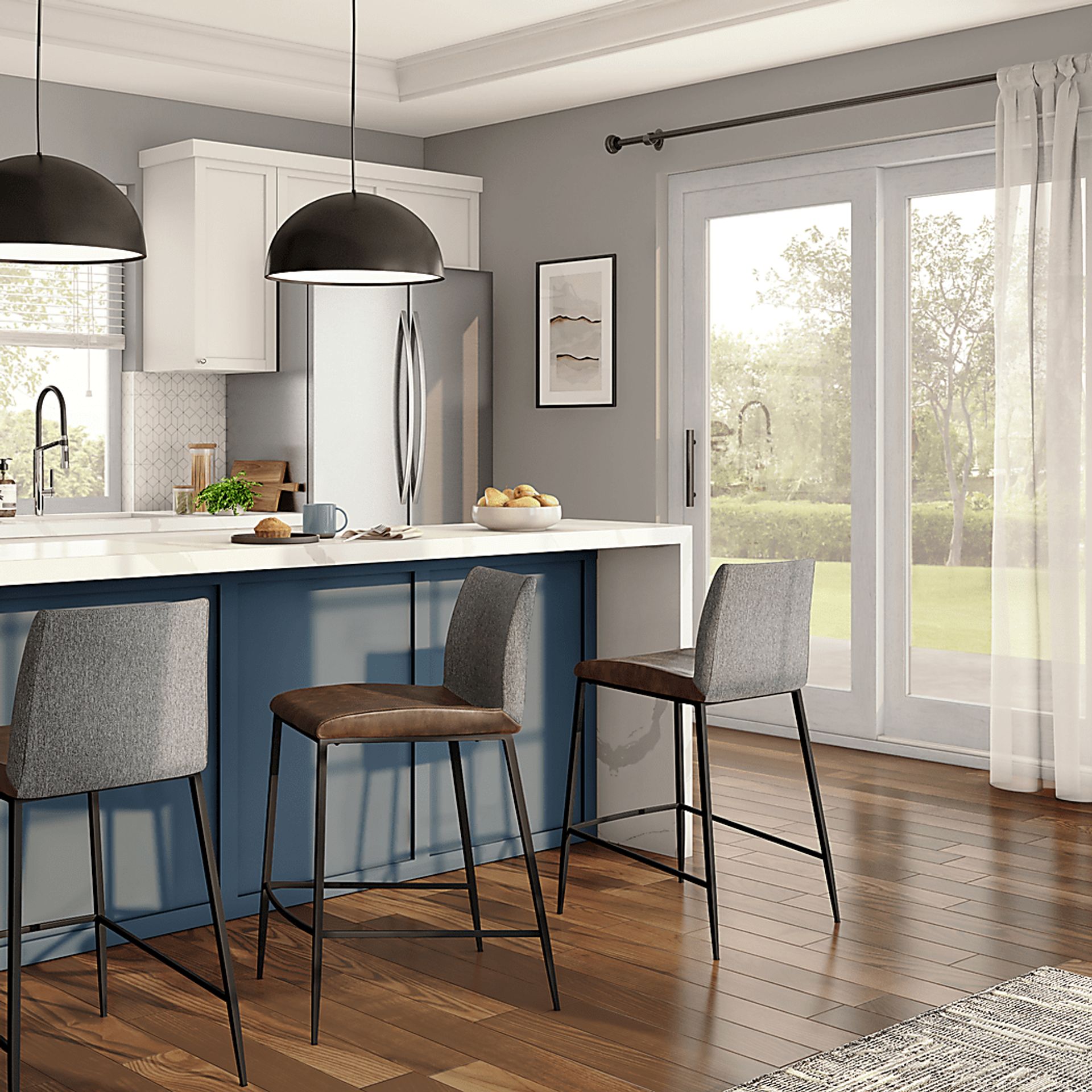 Sonquist Brown Counter Stool - Image 2