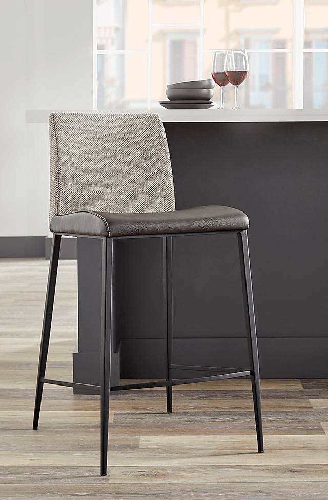Sonquist Dark Gray Counter Stool - Thumbnail - Image 4