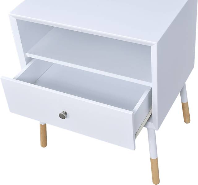 Sonria White Accent Table - Thumbnail - Image 2
