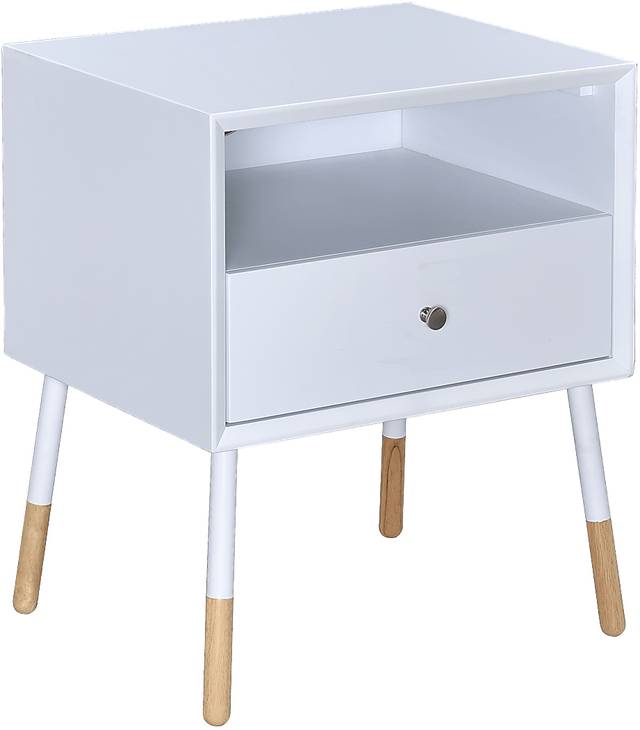 Sonria White Accent Table - Thumbnail - Image 1