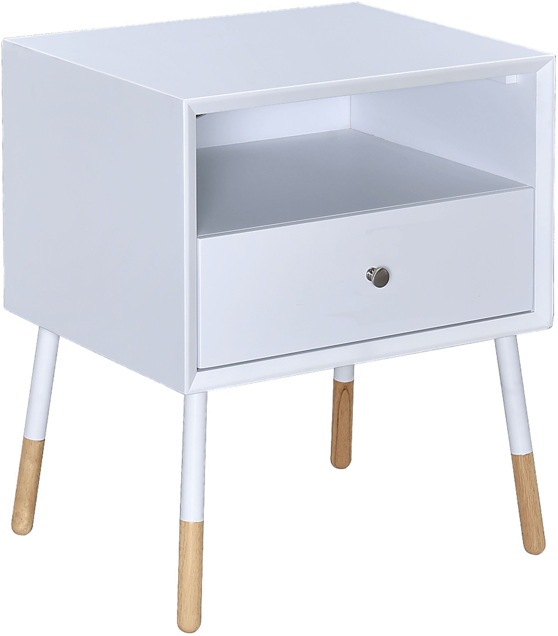 Sonria White Accent Table - Image 1