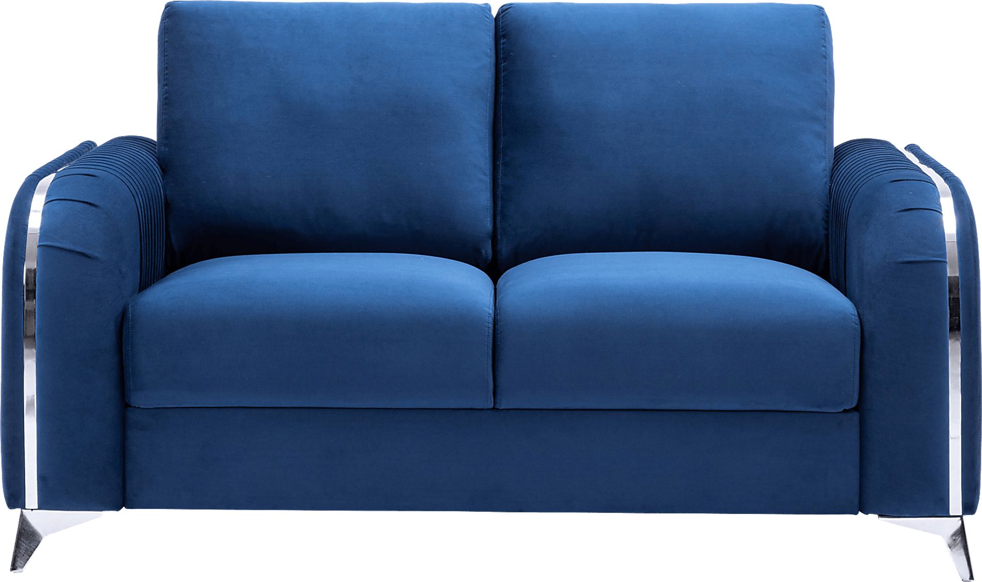 Sontheimer Blue Velvet Plush Loveseat | Rooms to Go