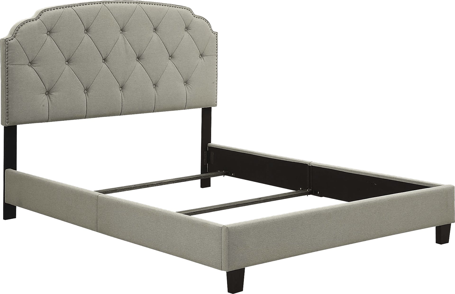Sonya Gray Queen Upholstered Bed - Image 3