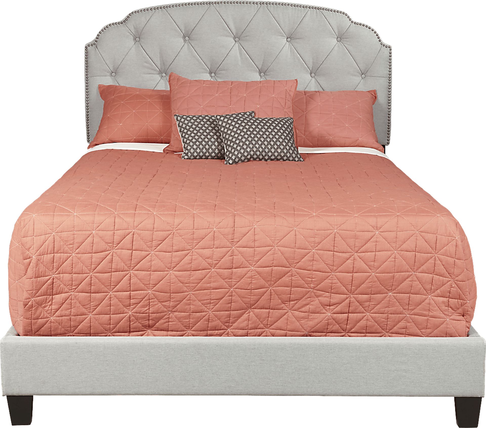 Sonya Gray Queen Upholstered Bed - Image 1