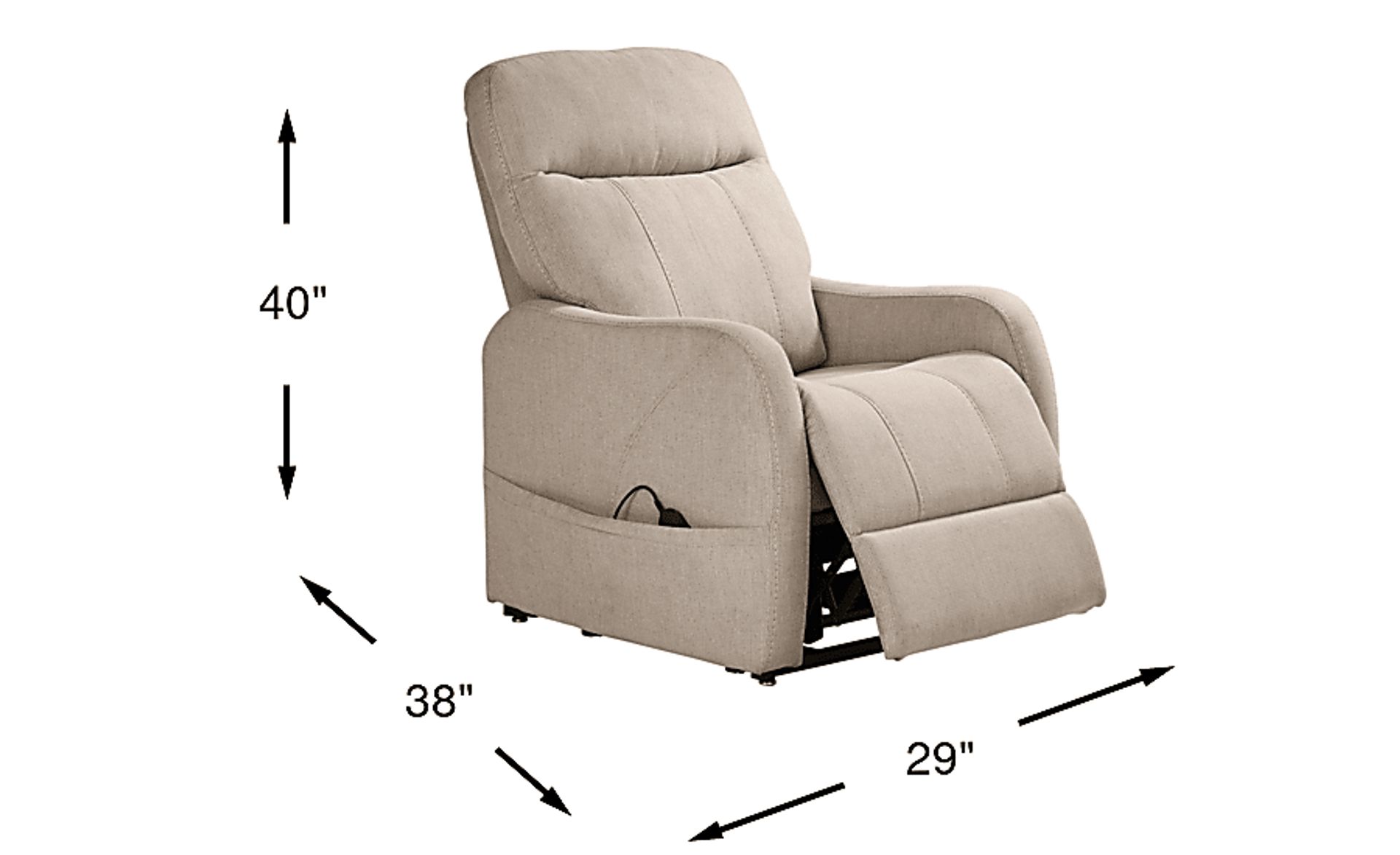 Dimension Image. Please refer to the Dimension Tab on this page for dimension details.