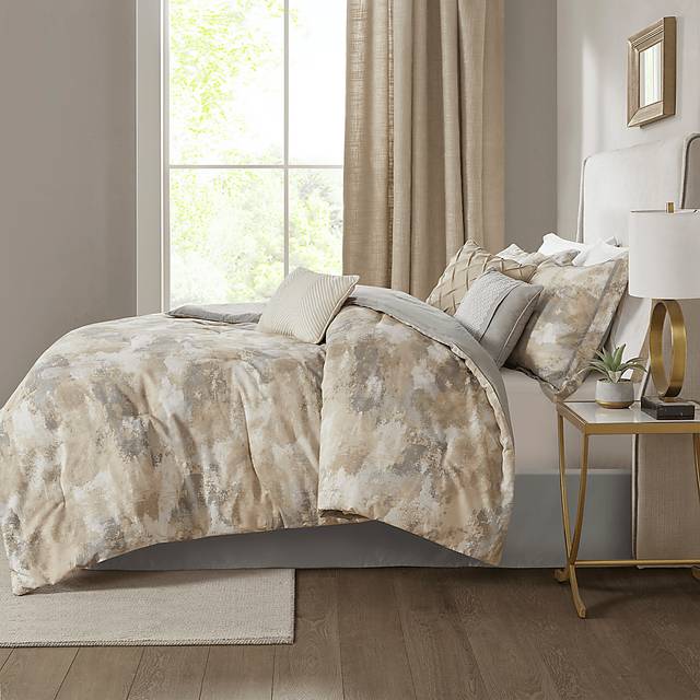 Sophora Gray 7 Pc King Comforter Set - Thumbnail - Image 2