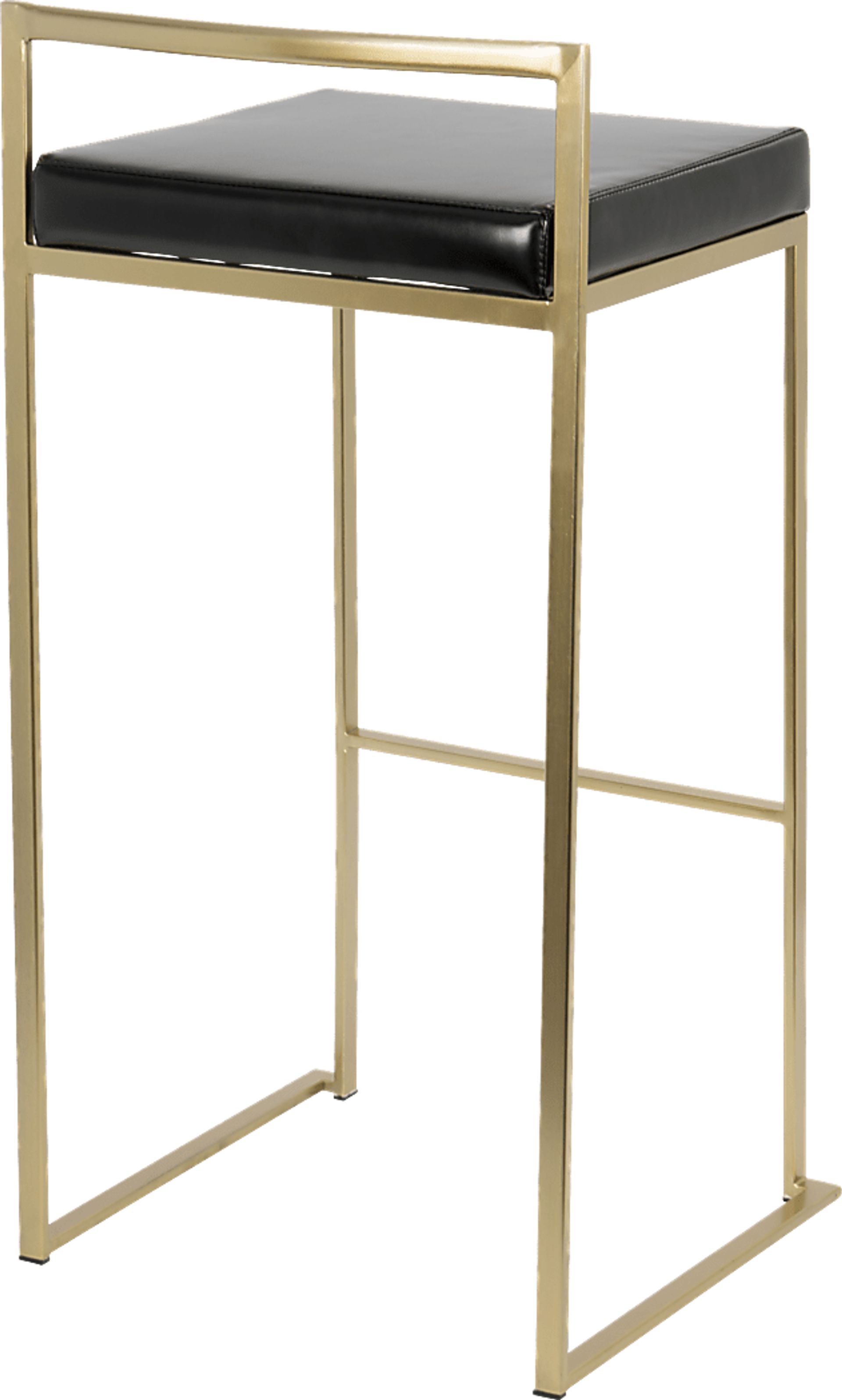 Sora Black Gold Barstool (Set of 2) - Image 2