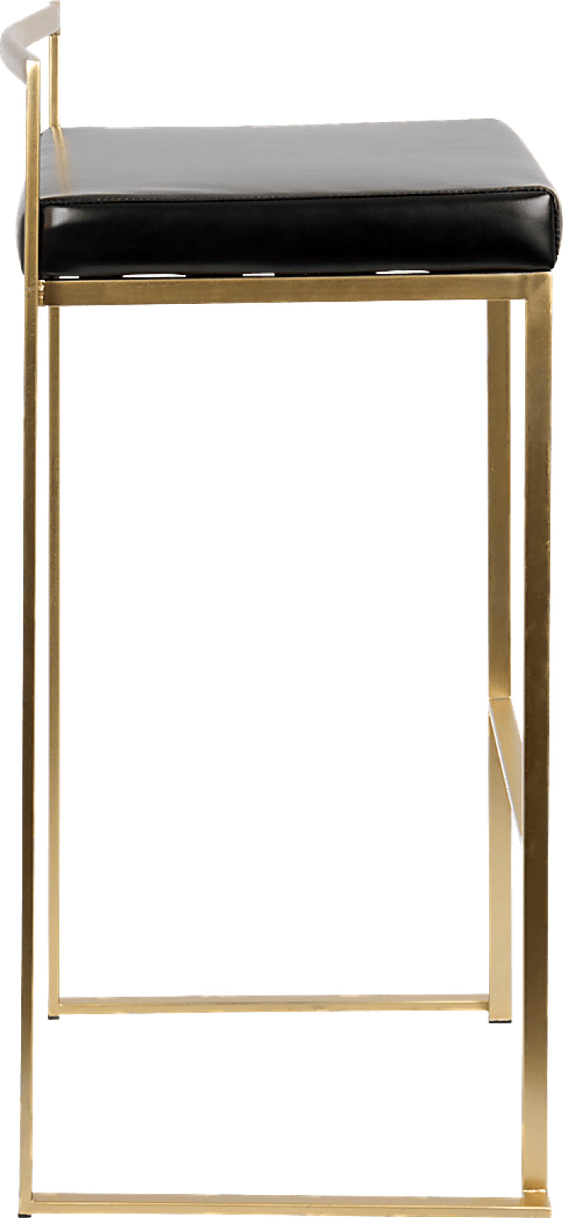 Sora Black Gold Barstool (Set of 2) - Image 3