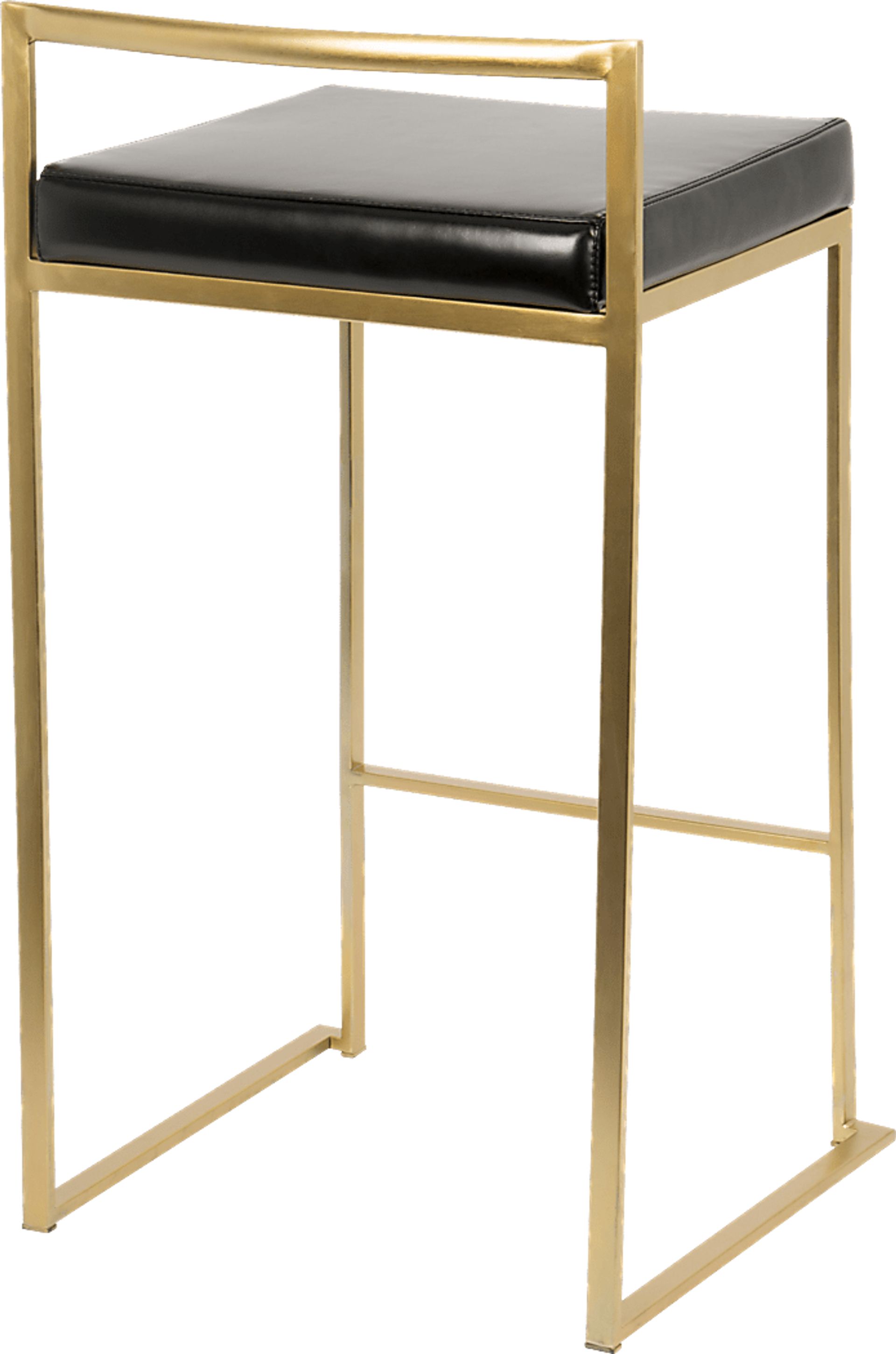 Sora Black Gold Counter Height Stool (Set of 2) - Image 2