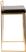 Sora Black Gold Counter Height Stool (Set of 2)