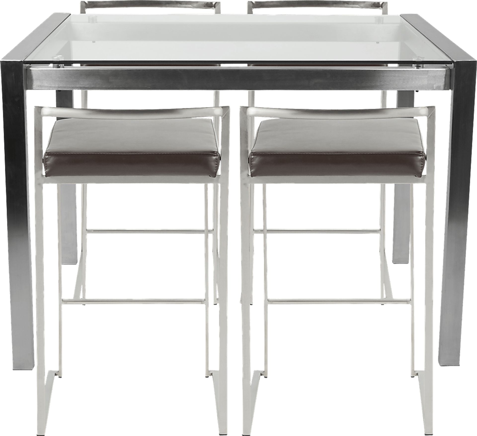 Sora Brown Counter Height Table Set - Image 2