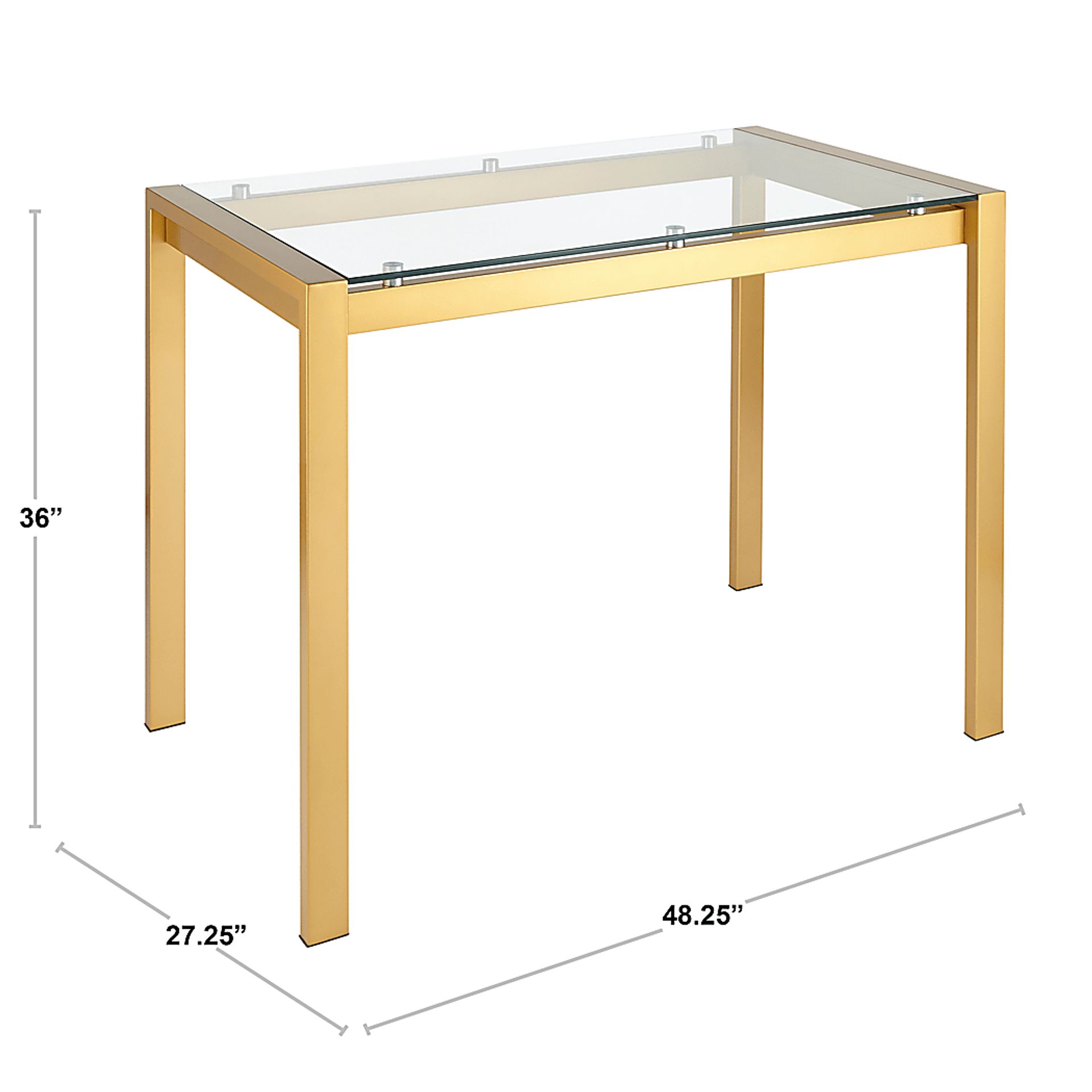 Sora Gold Counter Height Dining Table - Image 2