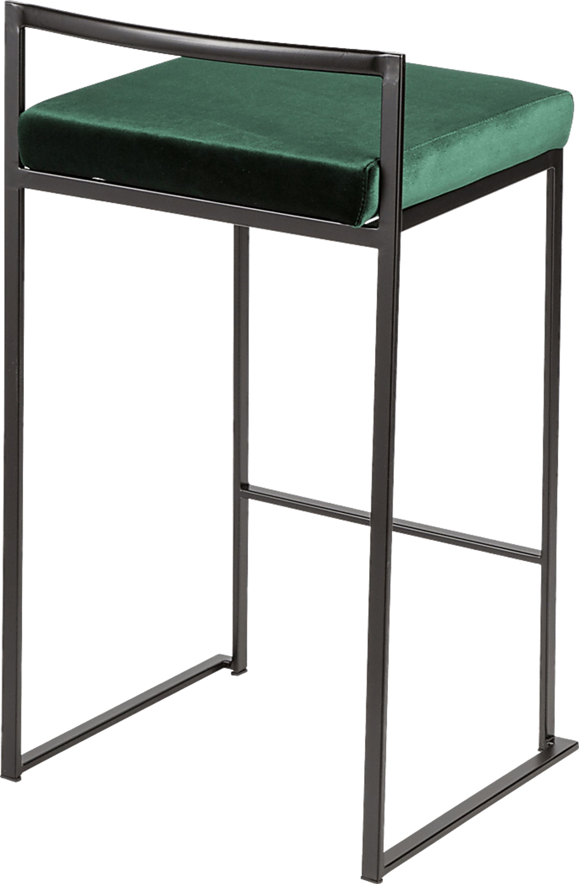 Sora Green Chrome Counter Height Stool (Set of 2) - Image 2