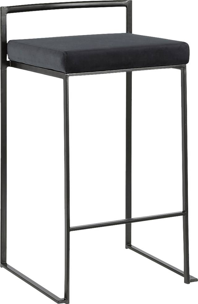 Sora IV Black Black Counter Height Stool, Set of 3 - Thumbnail - Image 5