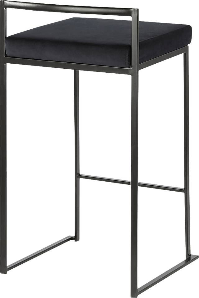 Sora IV Black Black Counter Height Stool, Set of 3 - Thumbnail - Image 7