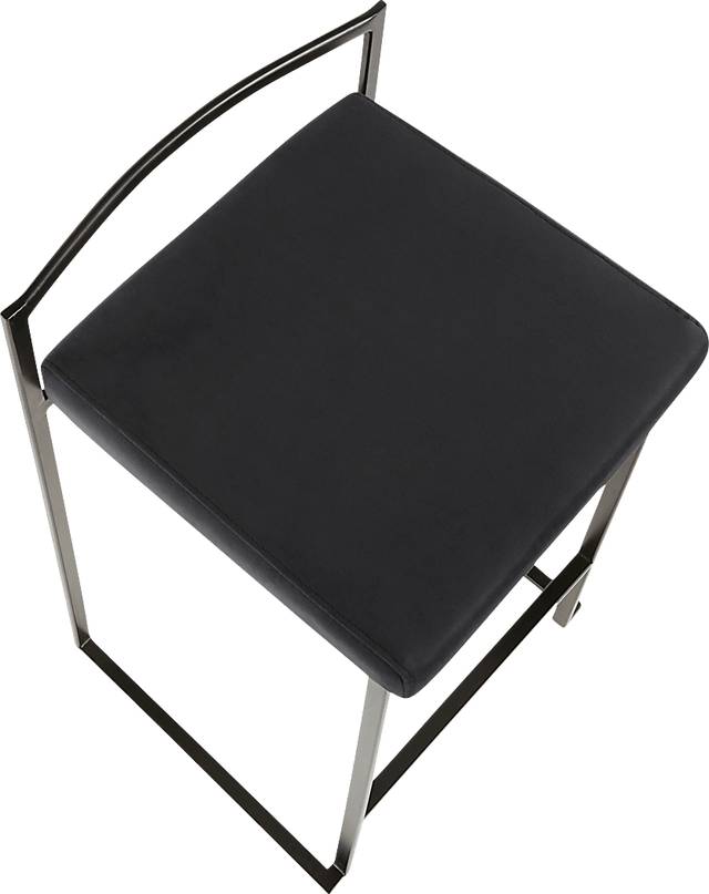 Sora IV Black Black Counter Height Stool, Set of 3 - Thumbnail - Image 10