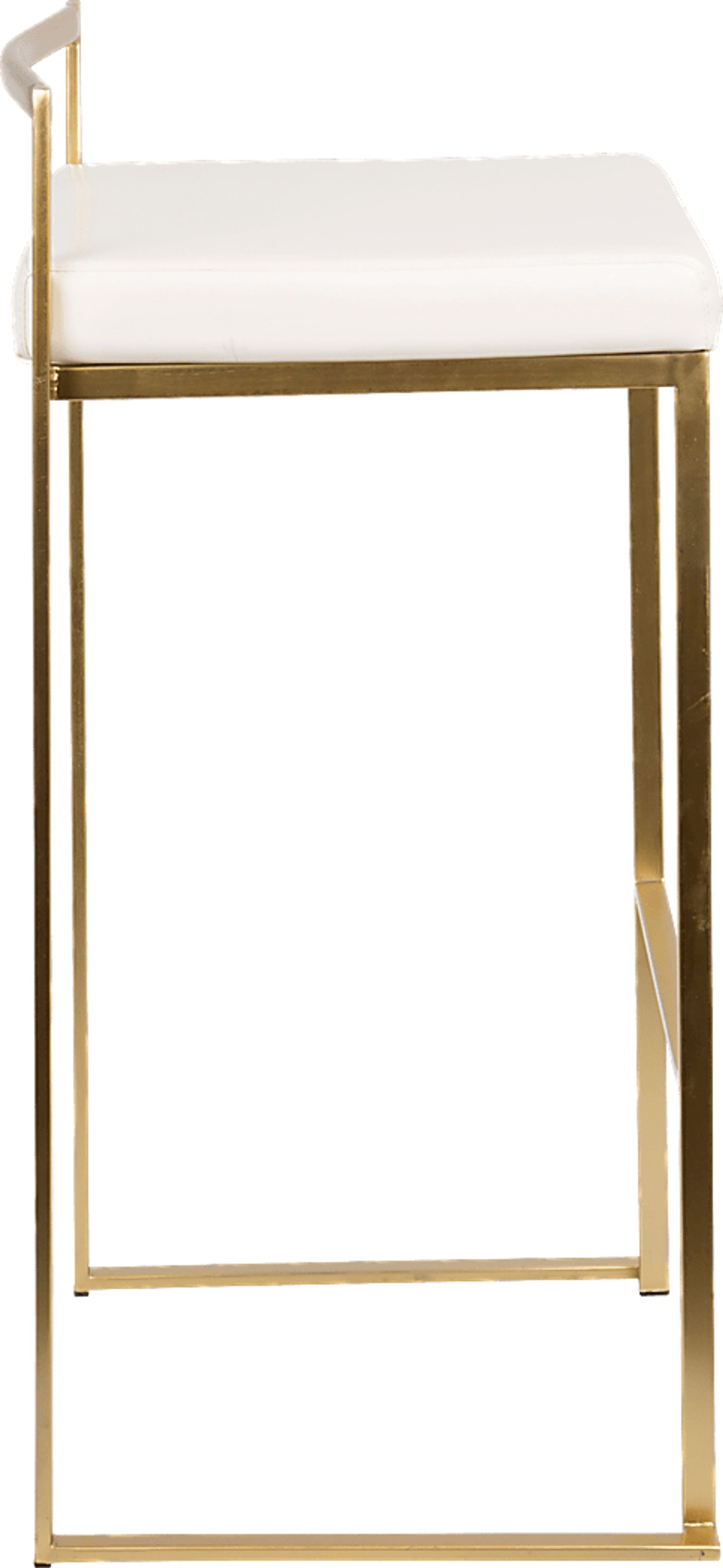 Sora White Gold Barstool (Set of 2) - Image 3