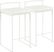 Sora White Ultra Hyde Counter Height Stool (Set of 2)