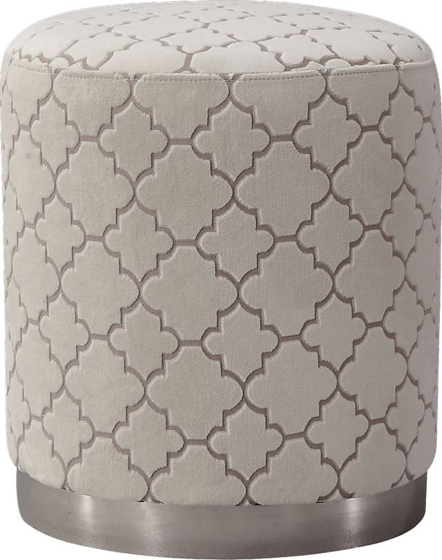 Soraya Beige Ottoman - Thumbnail - Image 1