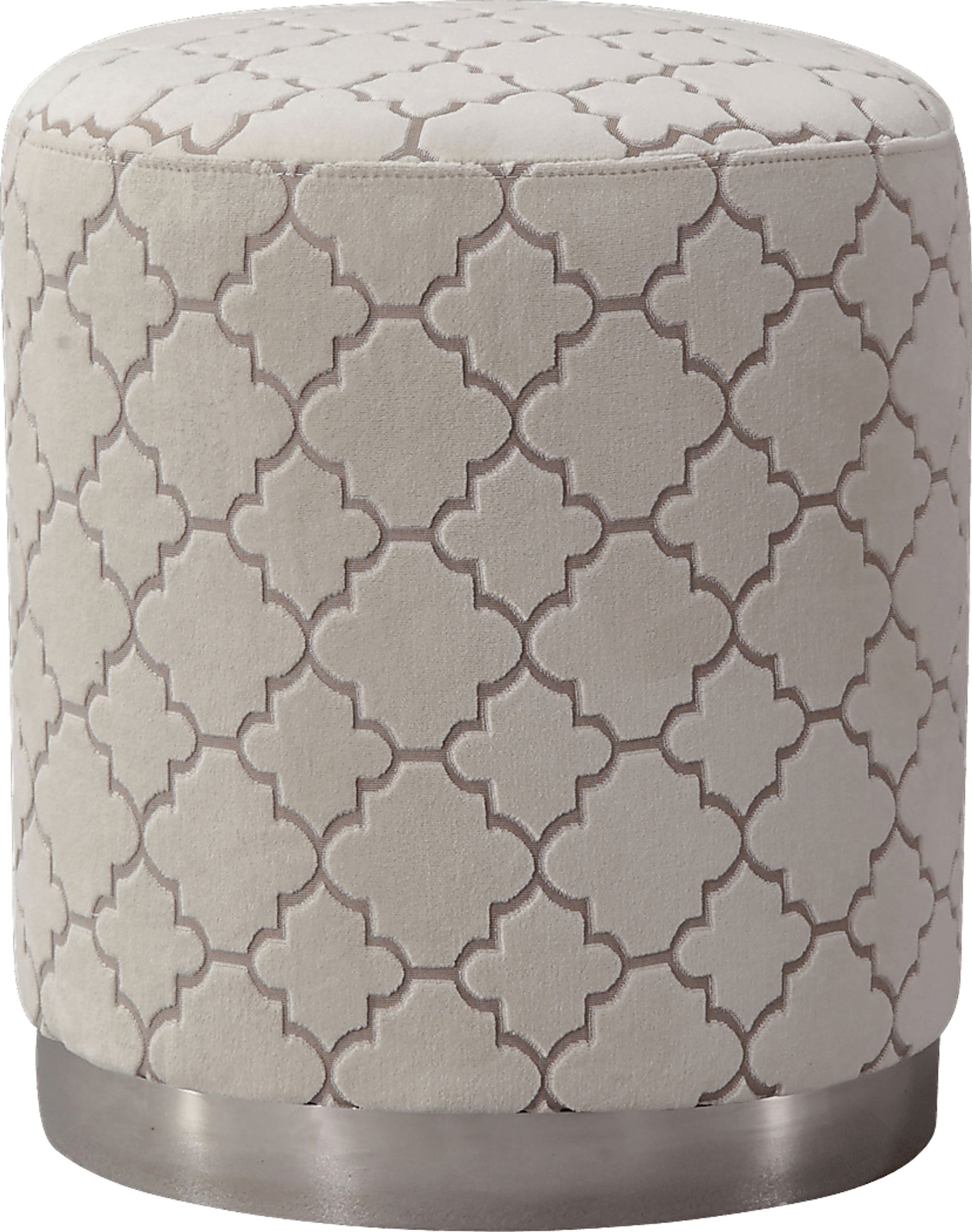 Soraya Beige Ottoman - Image 1