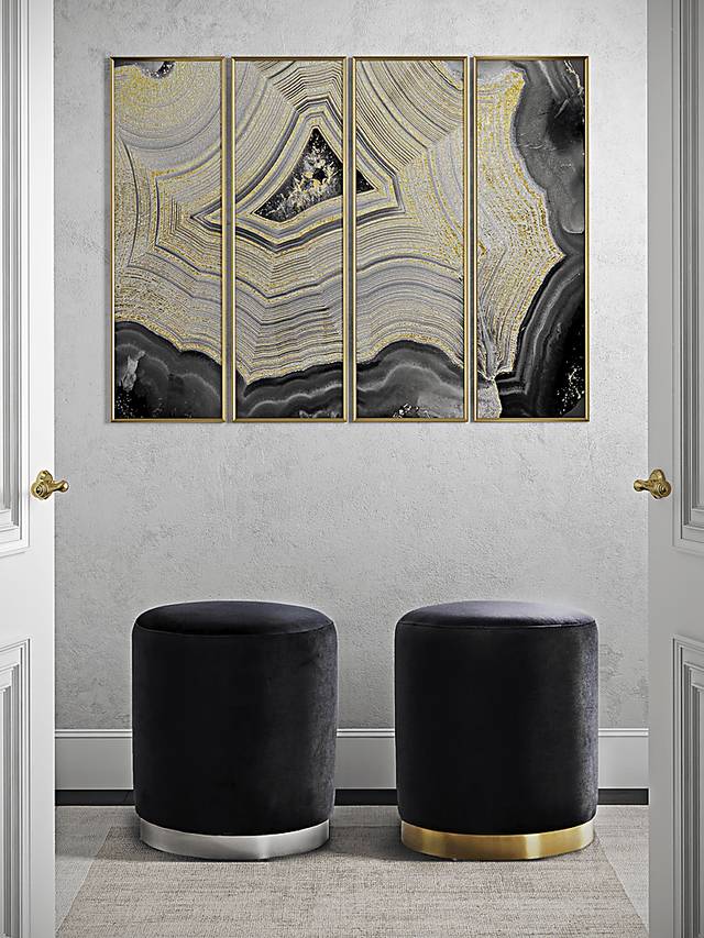 Soraya Black Ottoman - Thumbnail - Image 2