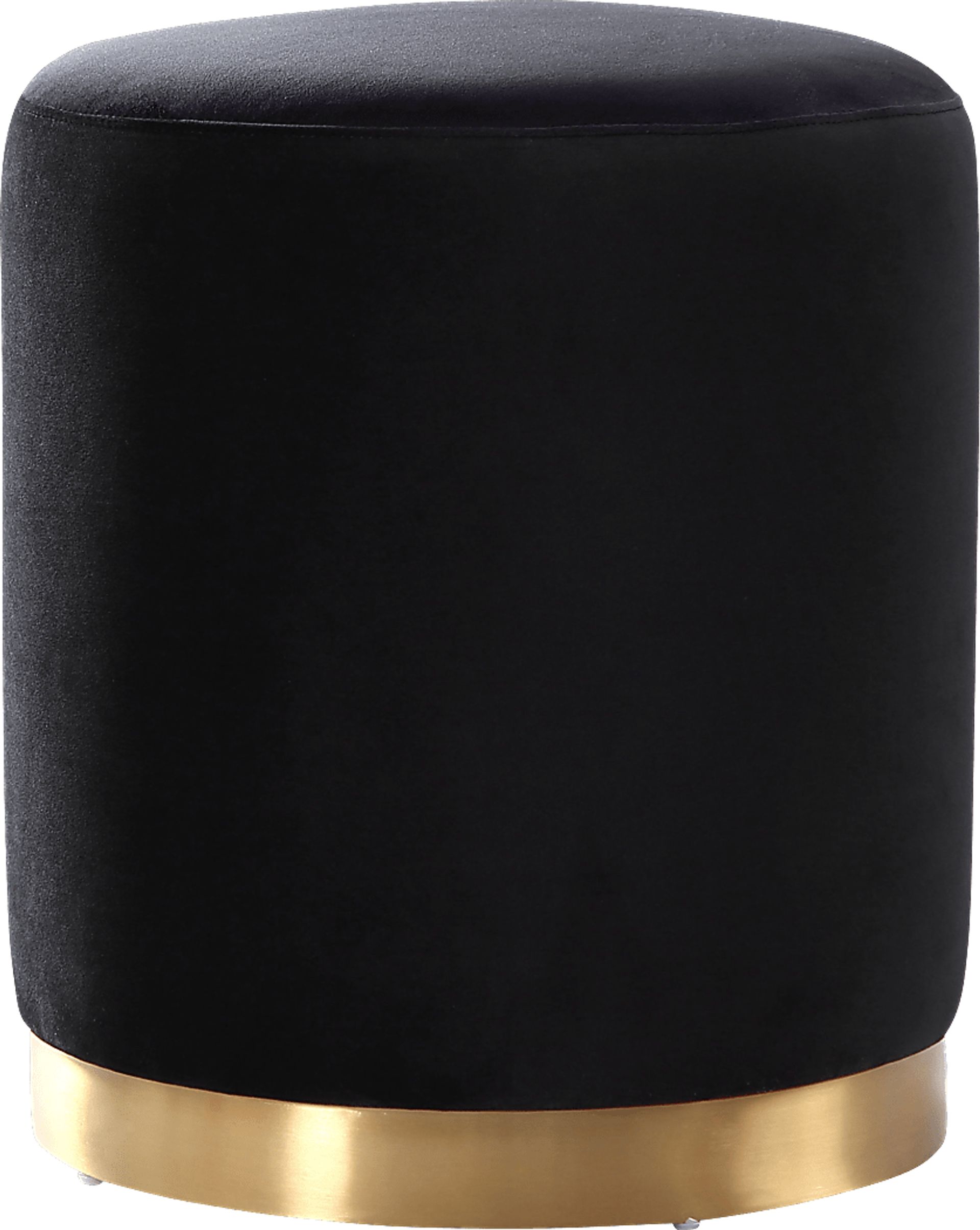Soraya Black Ottoman - Image 1