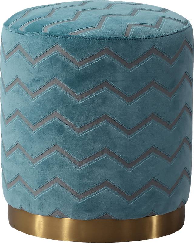 Soraya Blue Ottoman - Thumbnail - Image 1
