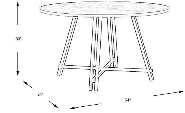 Dimension Image. Please refer to the Dimension Tab on this page for dimension details.