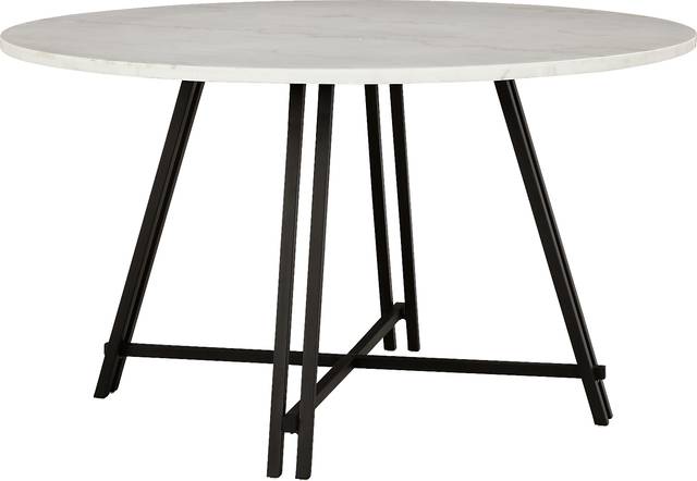 Soraya Street White 5 Pc Dining Room with Loft Side Avocado Chairs - Thumbnail - Image 2