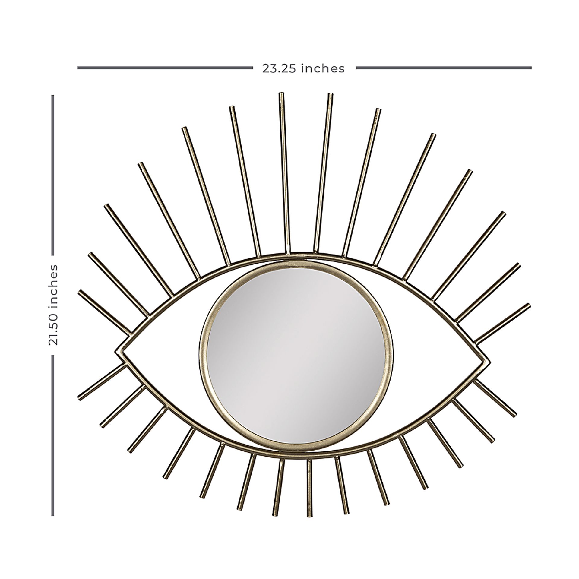 Sorbete Gold Wall Mirror - Image 6