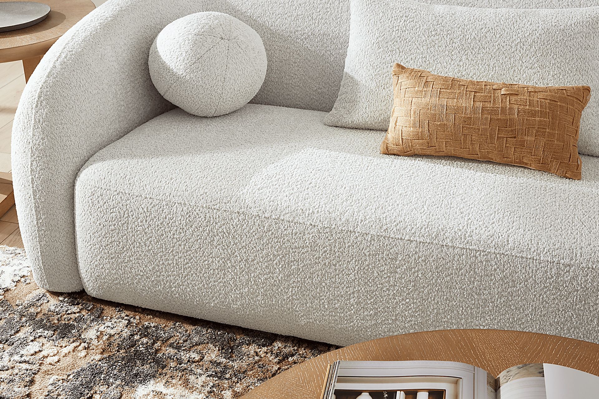 Sorbetto Light Gray Sofa - Image 3