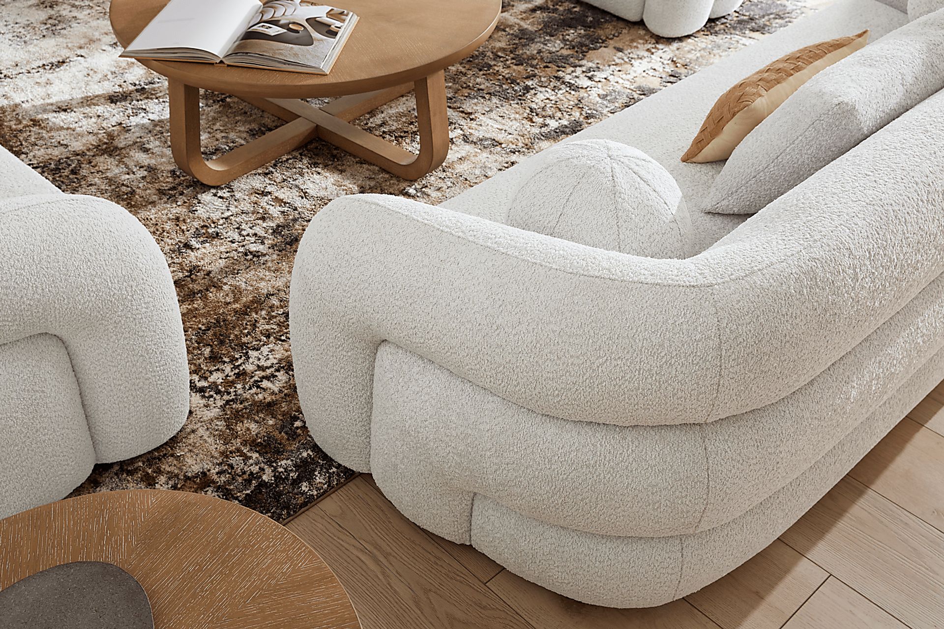 Sorbetto Light Gray Sofa - Image 4