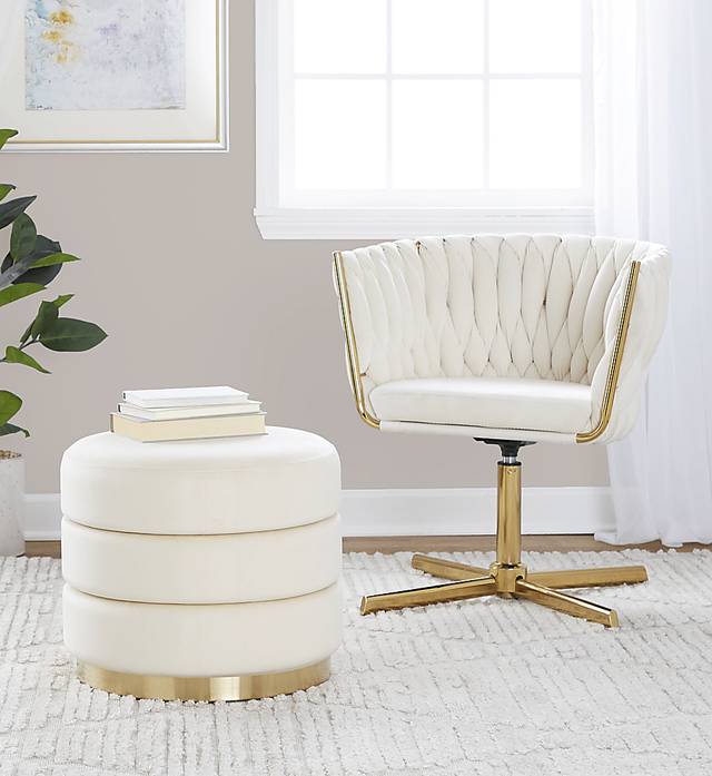 Sorbonne Cream Ottoman - Thumbnail - Image 3