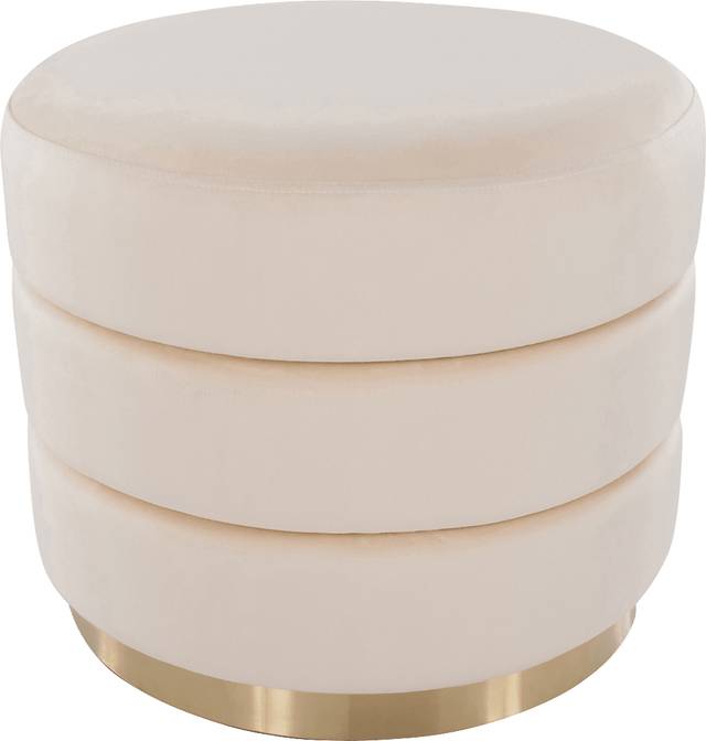 Sorbonne Cream Ottoman - Thumbnail - Image 4