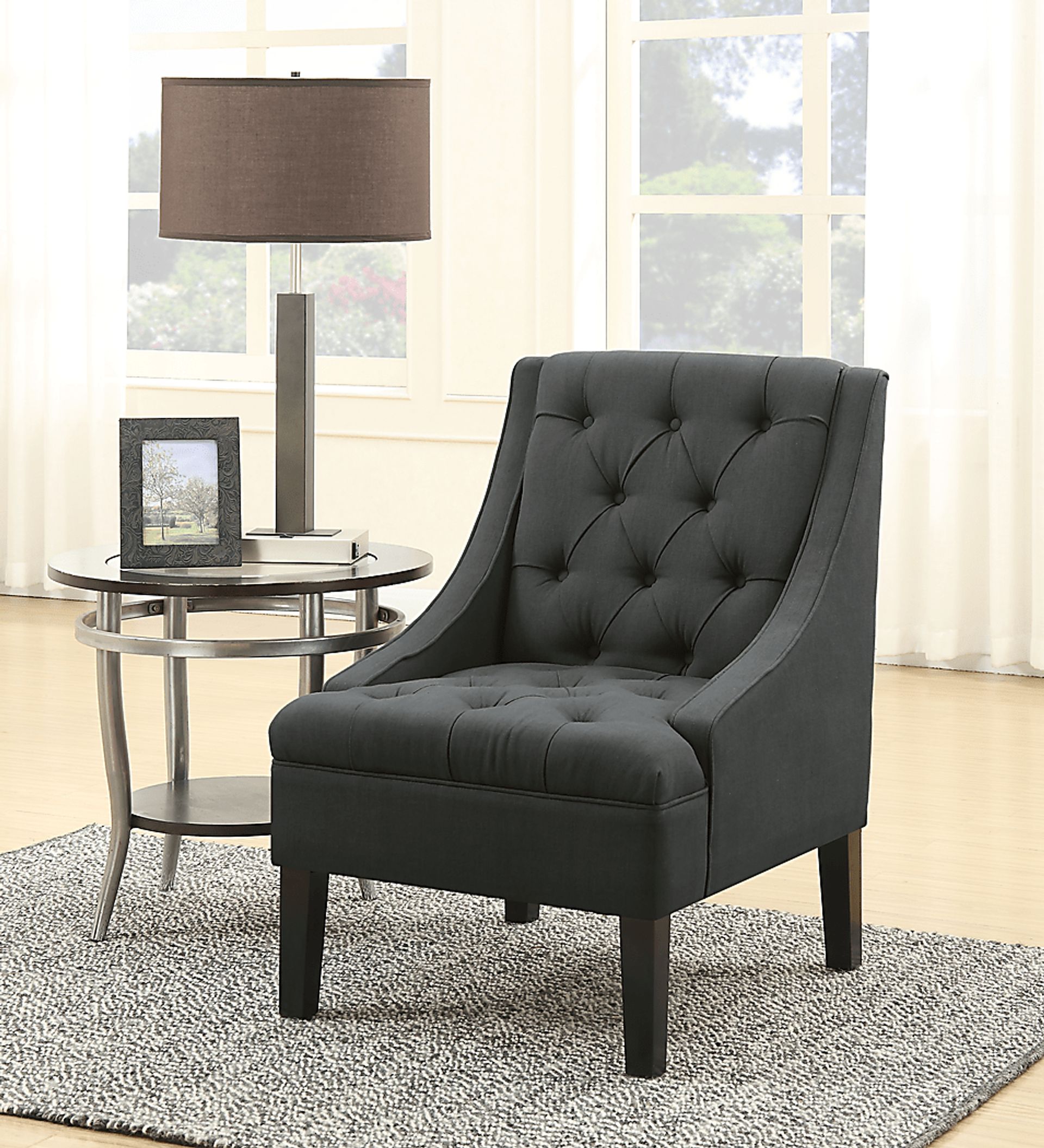 Sorella Gray Accent Chair - Image 5