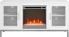 Sorrell White 52 in. Console with Electric Fireplace