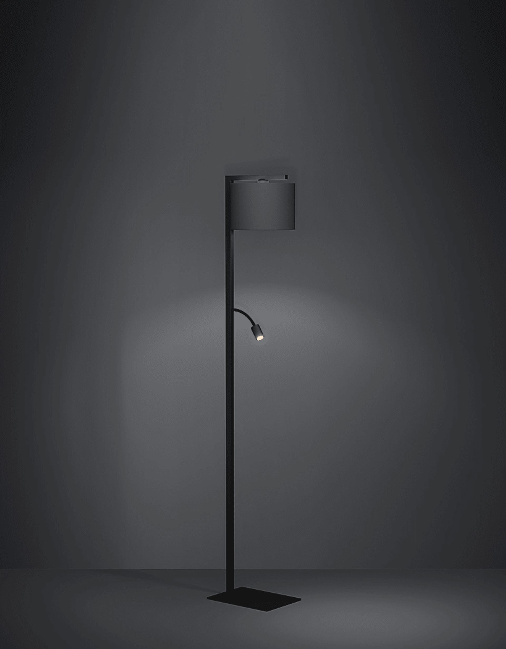 Sorrento Edge Black Floor Lamp - Image 2