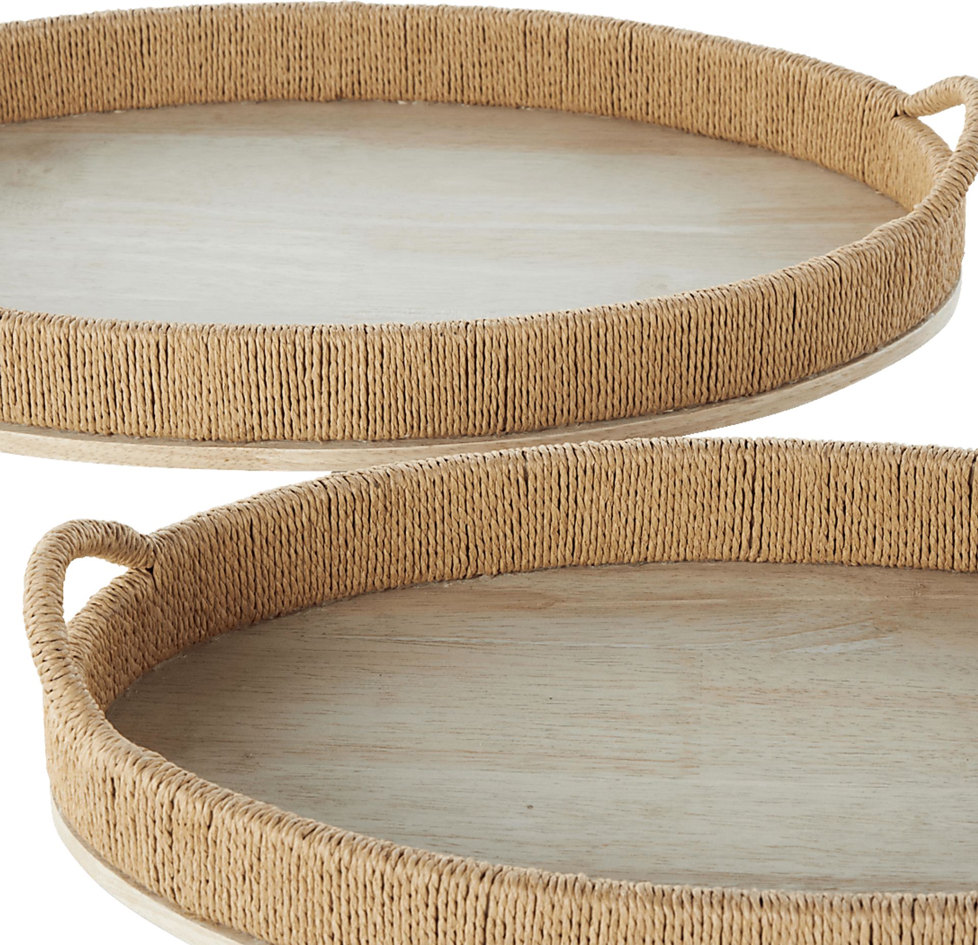 Sothea Brown Tray, Set of 2 - Image 3