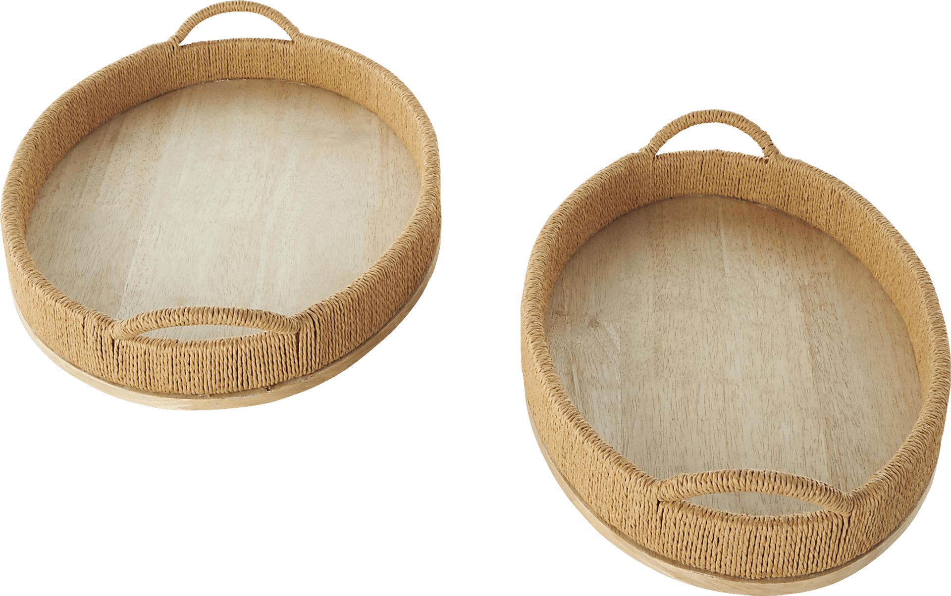 Sothea Brown Tray, Set of 2 - Image 7