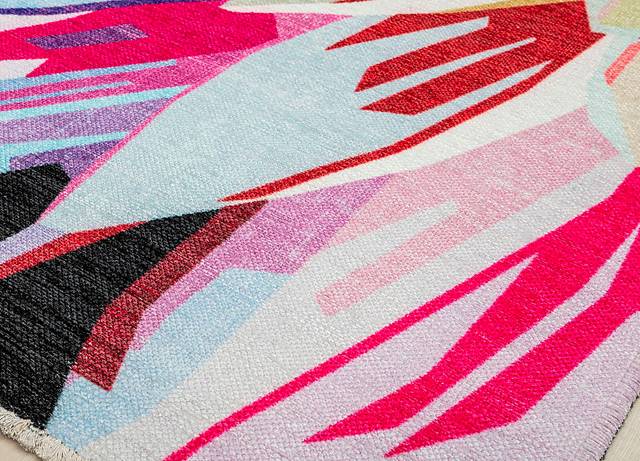 Sotidala Black/Multi 7'10 x 10' Rug - Thumbnail - Image 4