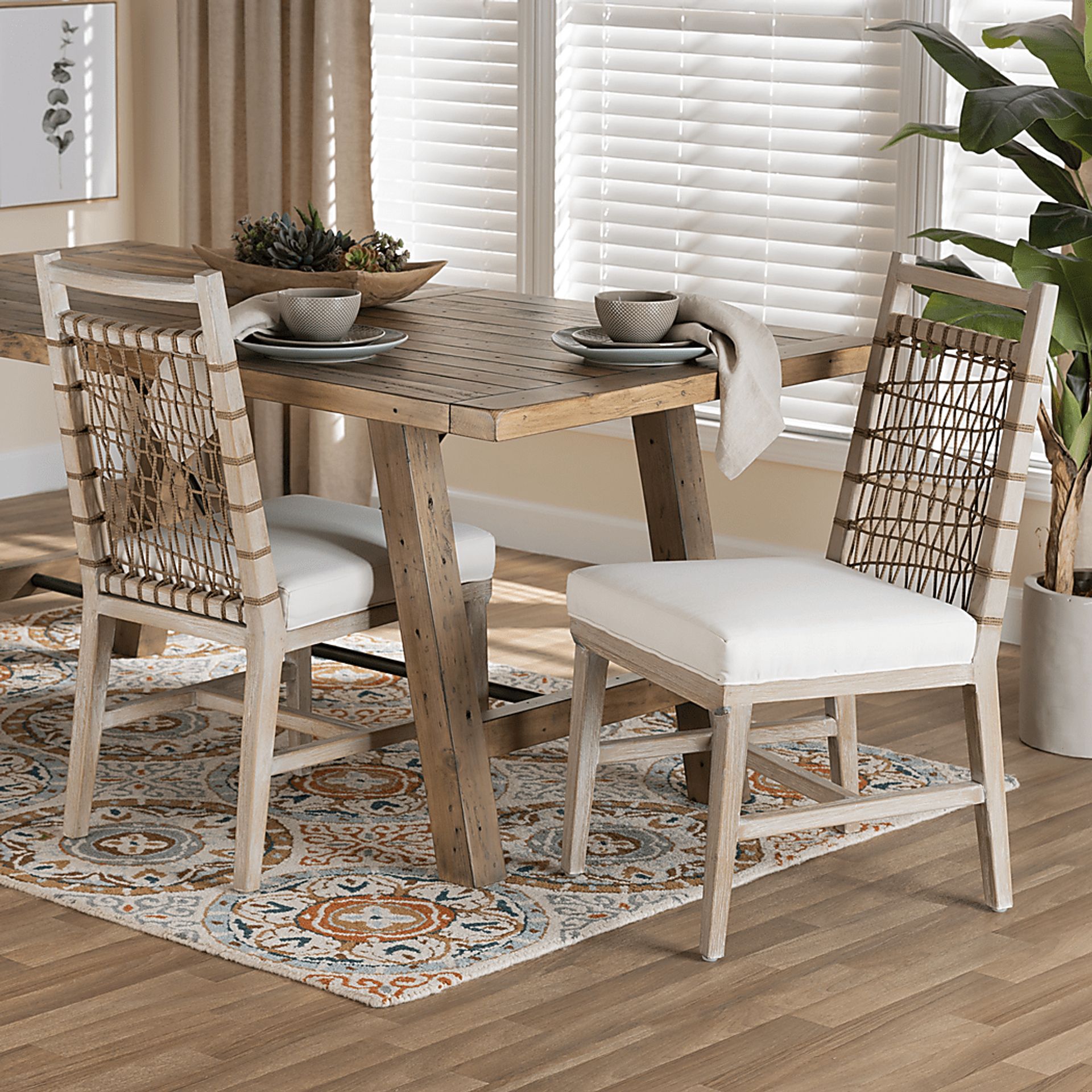 Sotirios White Side Chair - Image 2