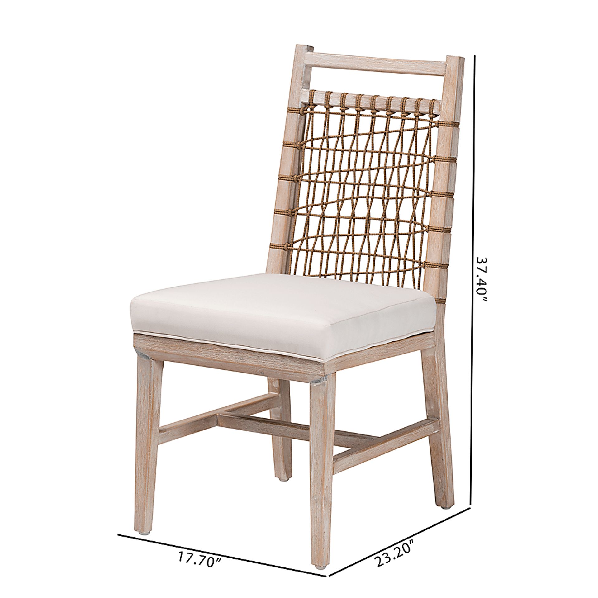 Sotirios White Side Chair - Image 10