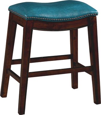 Soulbit Blue Counter Height Stool