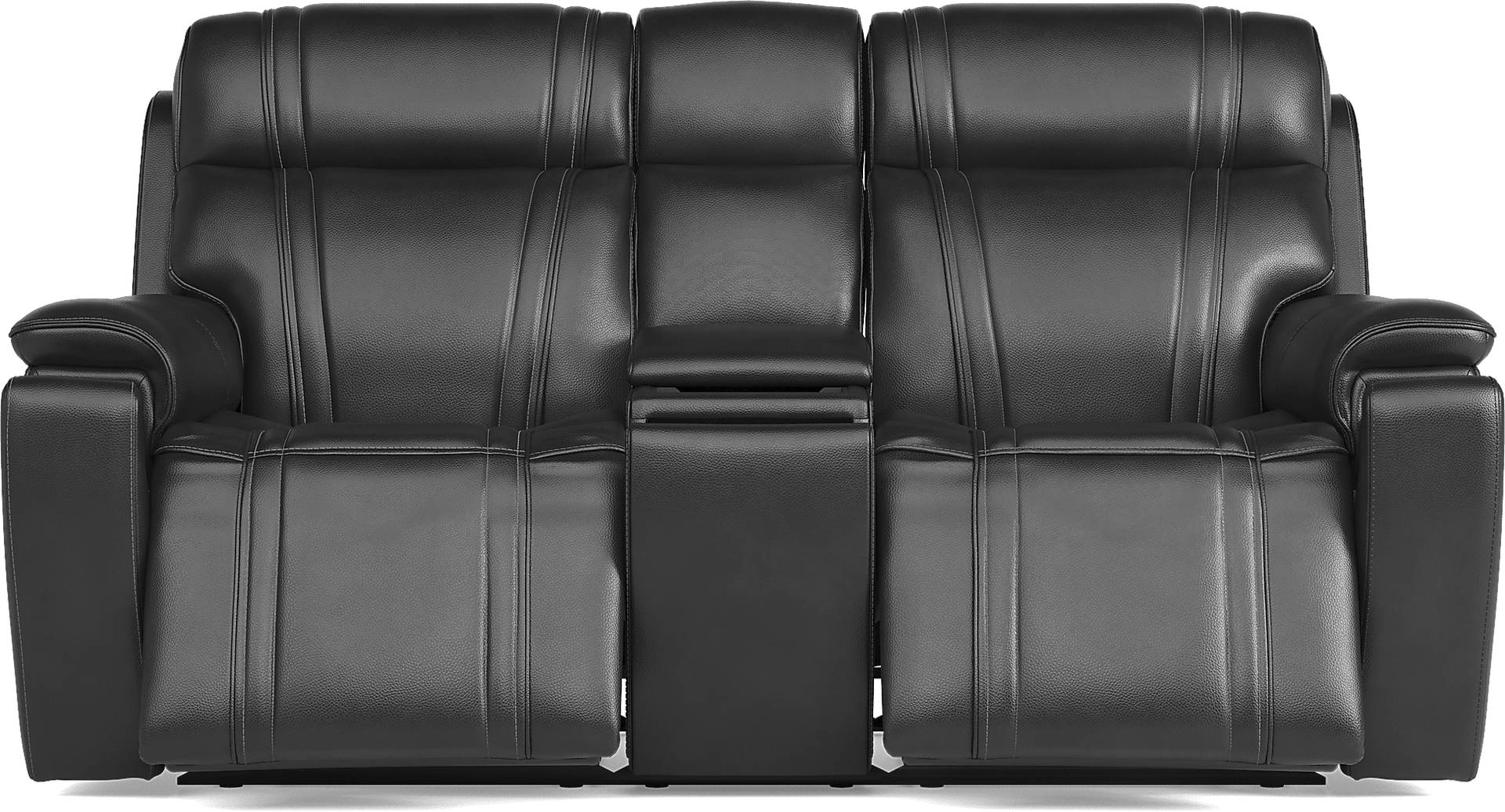 triple power console loveseat with audio