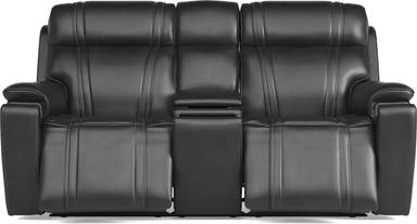 triple power console loveseat with audio