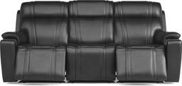 triple power reclining sofa with audio
