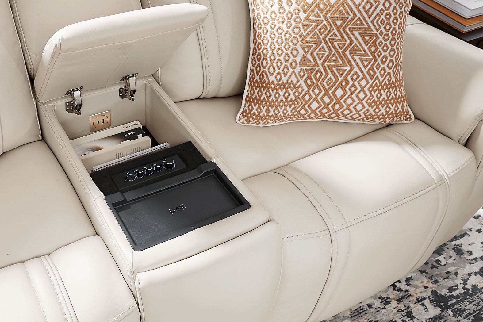 Sound Tech by Shaq Leather Power Recliner