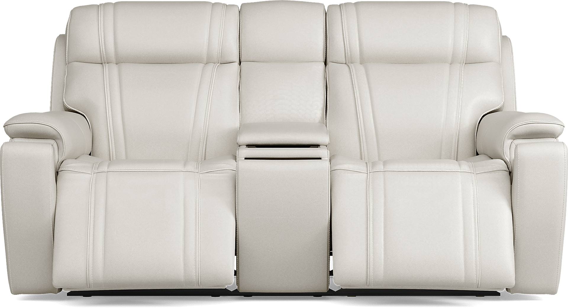 triple power console loveseat with audio