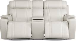 triple power console loveseat with audio