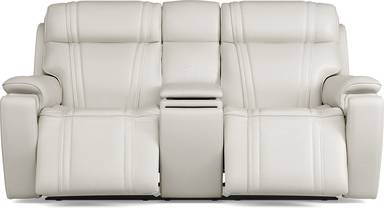 triple power console loveseat with audio
